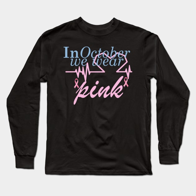 breast cancer Long Sleeve T-Shirt by INSCRIPTIONcrafts